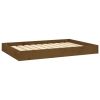 Dog Bed Honey Brown 36"x25.2"x3.5" Solid Wood Pine