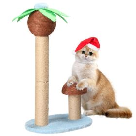 Cat Scratching Post with Natural Sisal Posts for Indoor Cats Game (type: Style B, Color: As pic show)