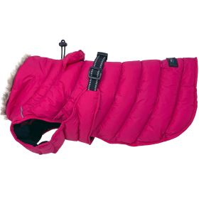 Alpine Extreme Cold Puffer Coat (Color: Pink Peacock, size: X-Large)