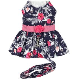 Moonlight Sails Harness Dress with Matching Leash (size: XLarge)