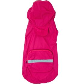 Packable Raincoat (Color: Pink, size: X-Large)