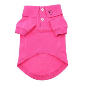 Polos Solid (Color: Raspberry Sorbet, size: large)